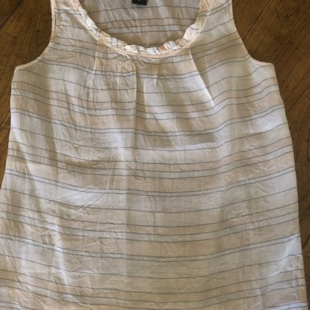 Women's Moda International Sleeveless Silk Camisole Top / Tank  / Shell Size S